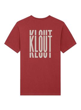 T-Shirt Klout Impact Bordeaux para Homem