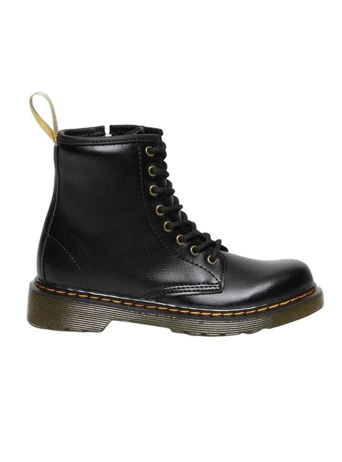 Botas Dr Martens 1460 Mini Vegano Preto Meninos