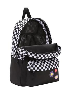 Mochila Vans Sorriso para Menina Preto