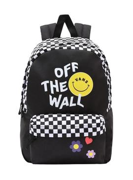 Mochila Vans Sorriso para Menina Preto
