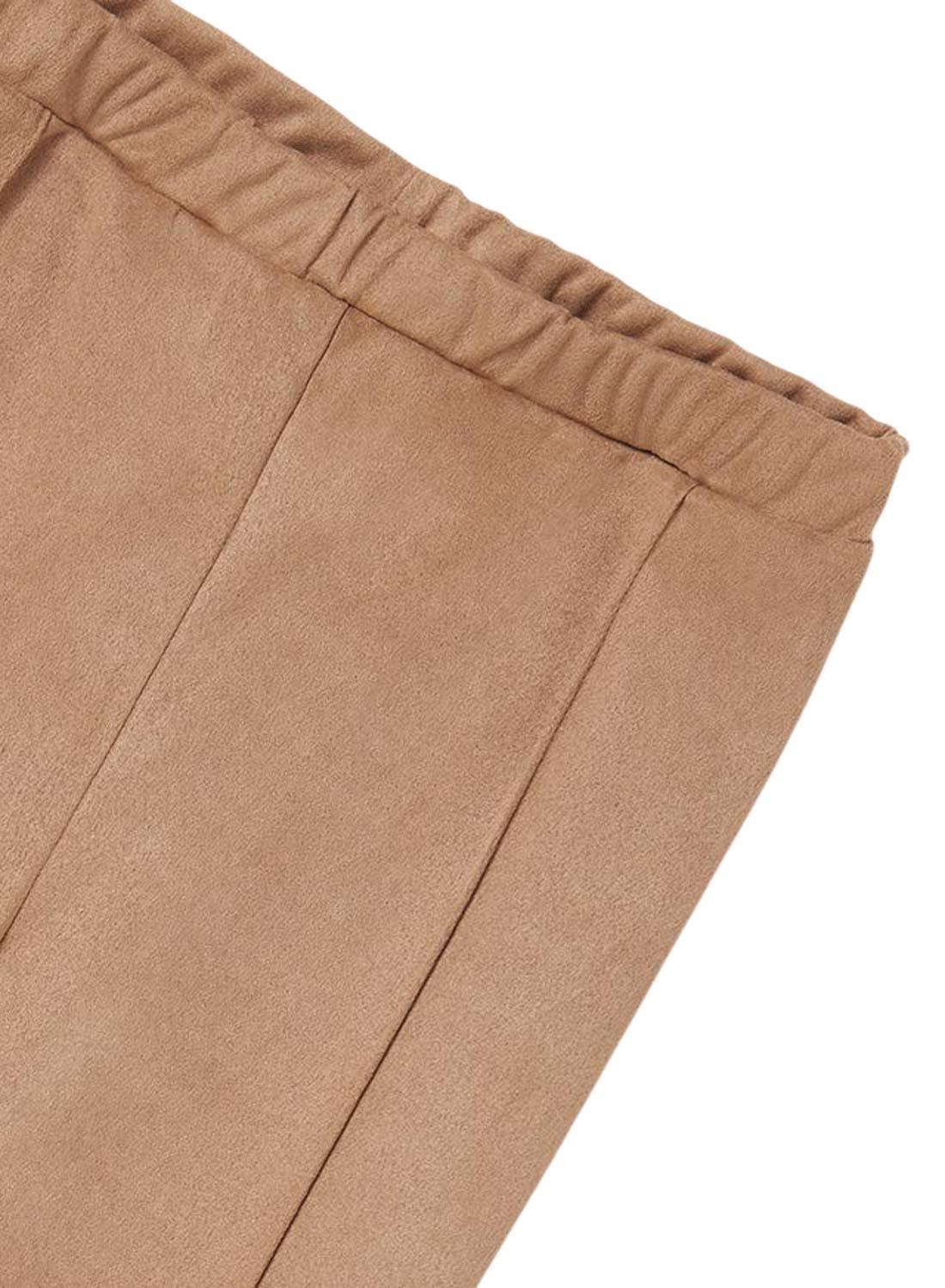 Leggings Mayoral Camurçalina Slim para Menina Camel