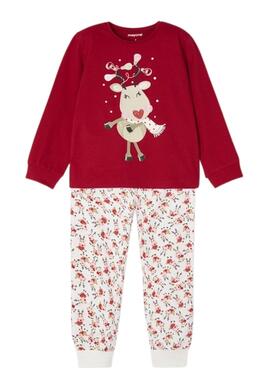 Pijamas de Natal Mayoral Vermelho para Menina