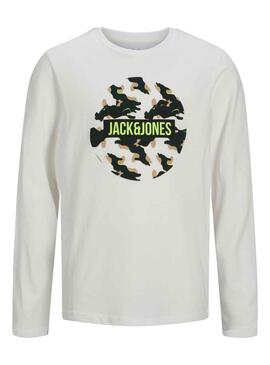 T-Shirt Jack & Jones Ramp para Menino Branco