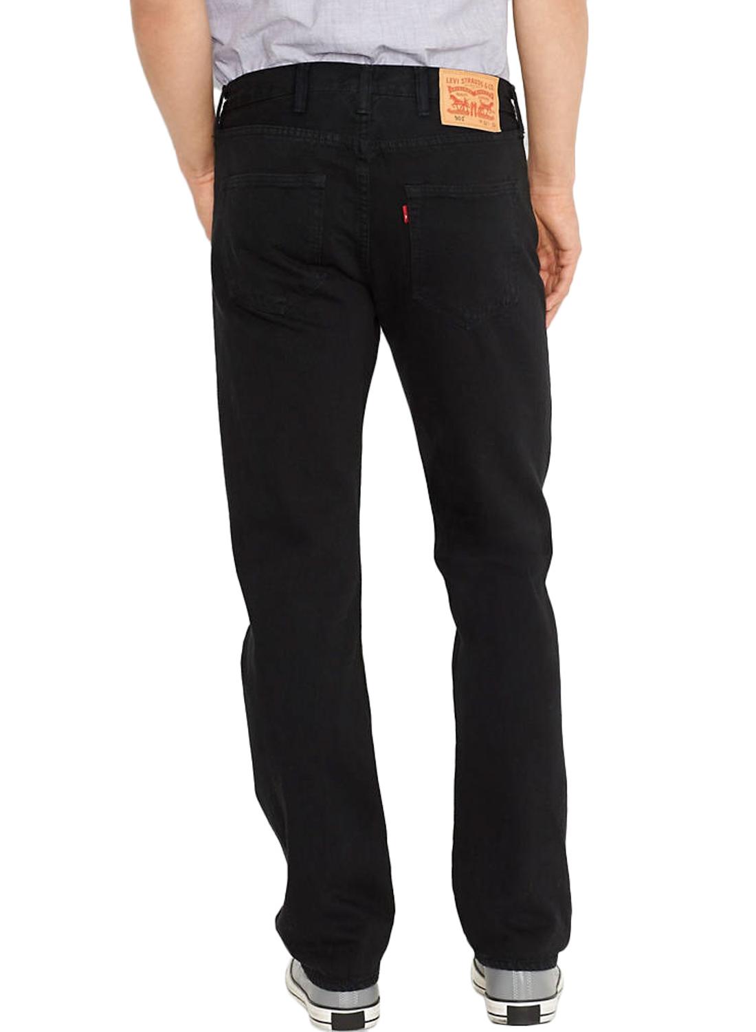 Jeans Levis 501 Original Homem Preto