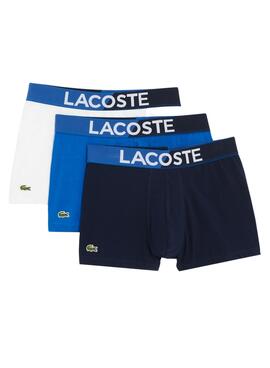 Set 3 Cuecas Lacoste Boxers Courts Homem