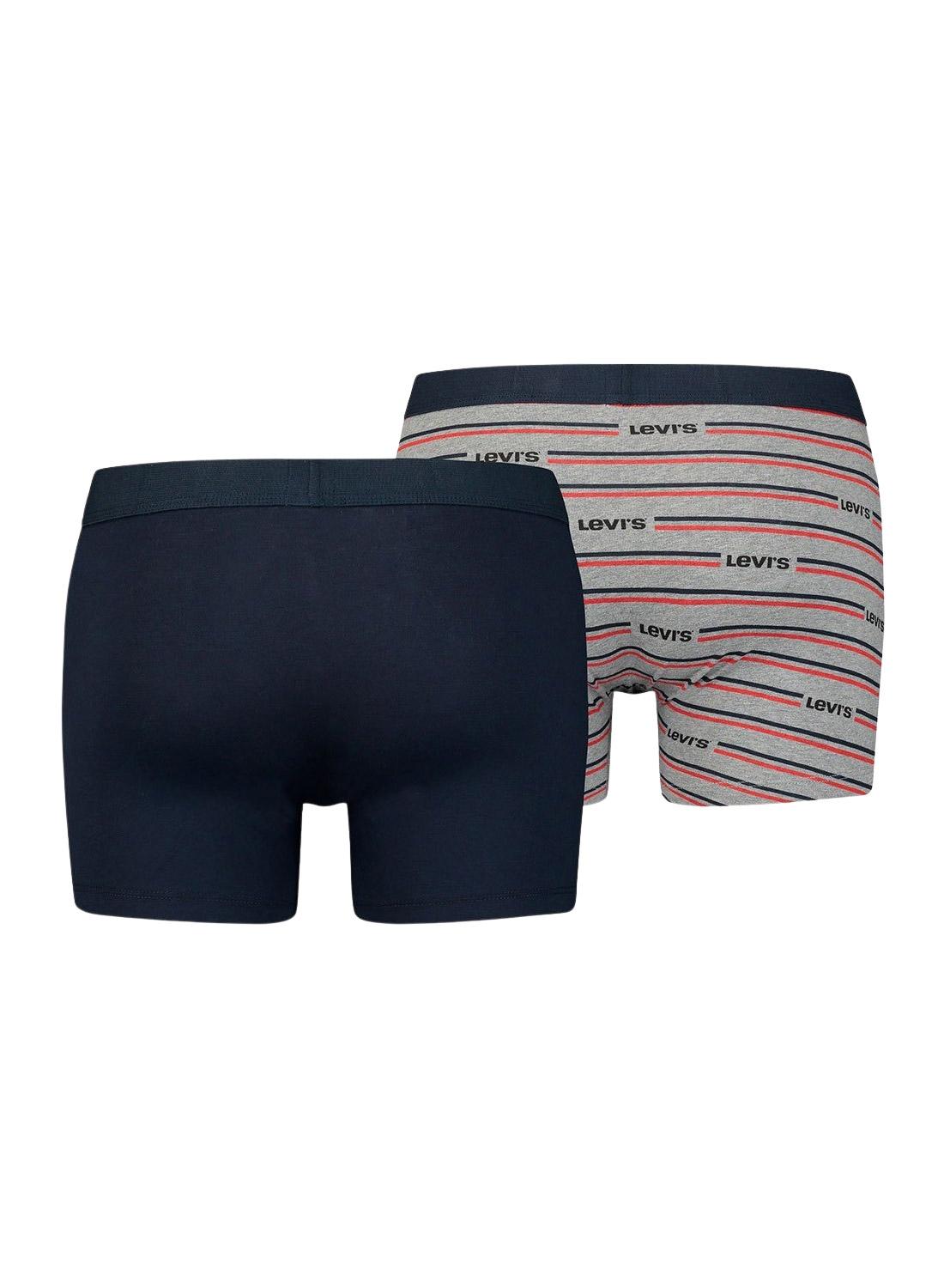 Pack 2 Cuecas Levis Boxer para Homem Azul Marinho