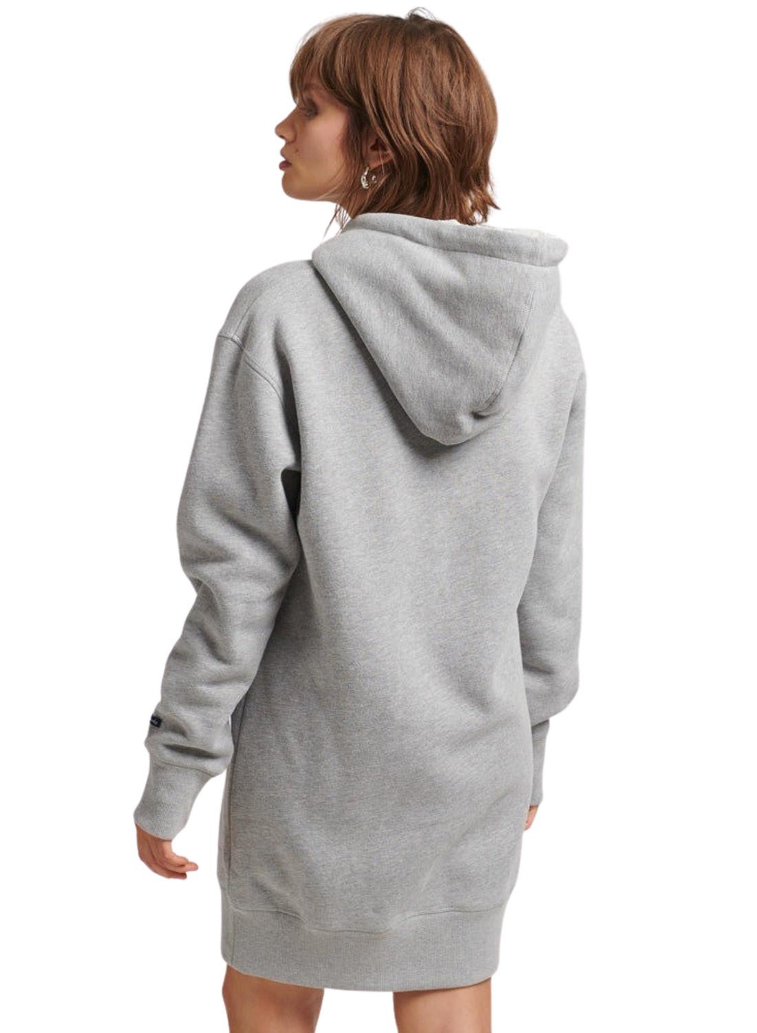 Vestido Superdry Pride In Craft Hooded Mulher Cinza