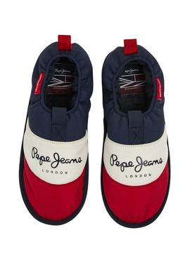 Sapatilhas Pepe Jeans Home Basic Homem Azul Marinho