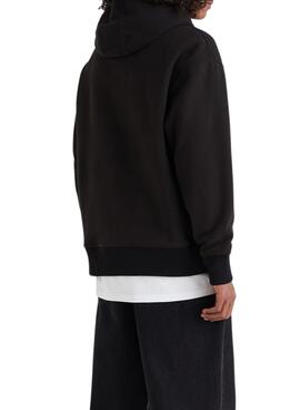 Sweat Tommy Jeans Polar Signature Homem Preto