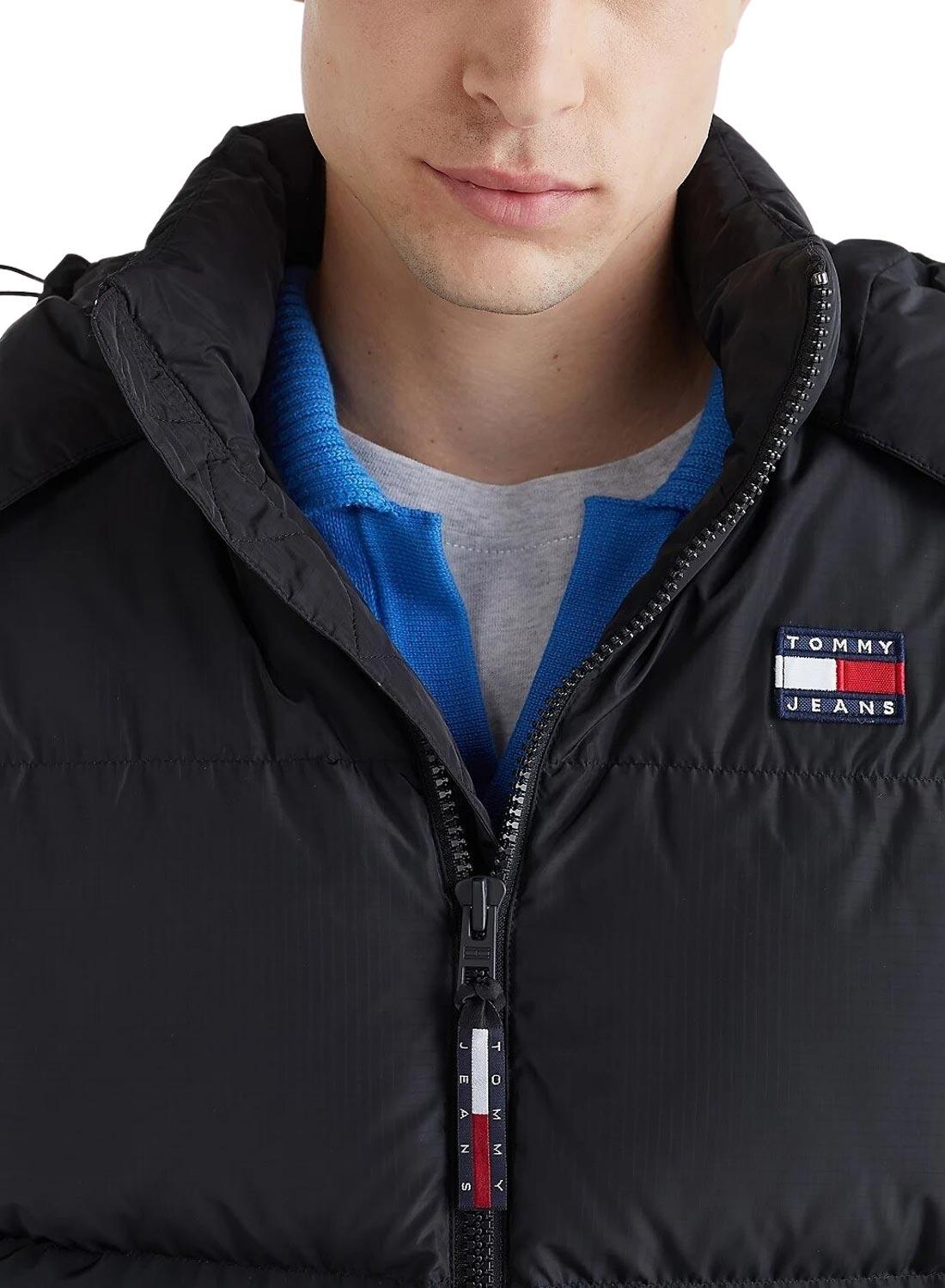 Casaca Tommy Jeans Alaska Puffer Homem Preto