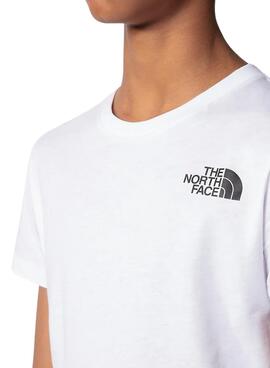 T-Shirt The North Face Graphic Tee Menino Branco