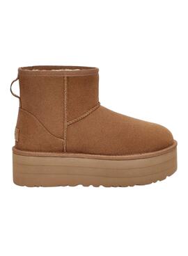 Botas UGG Classic Mini Platform Castanha Mulher