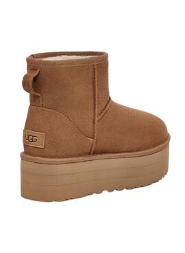 Botas UGG Classic Mini Platform Castanha Mulher