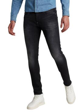 Calças Jeans G-Star Revend Preto para Homem