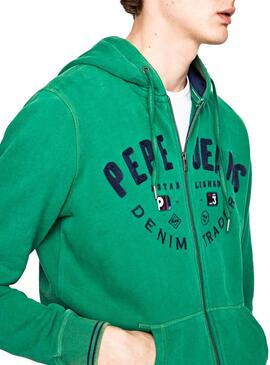 Calças Pepe Jeans Sweat Sealey Verde Homem