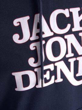 Sweat Jack & Jones Rack para Homem Azul Marinho