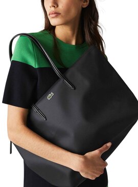 Lacoste L Shopping Bag Mulher Negra