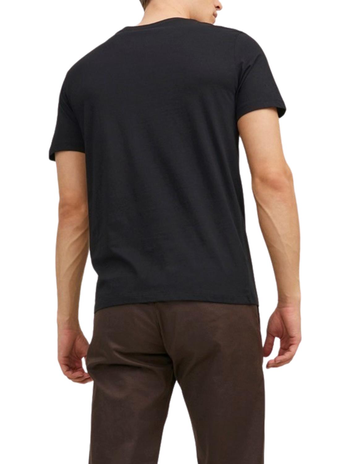 T-Shirt Jack & Jones Corp Logo Preto Homem