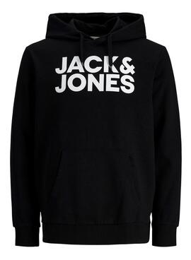 Sweat Jack & Jones Logo Maxi Preto Homem