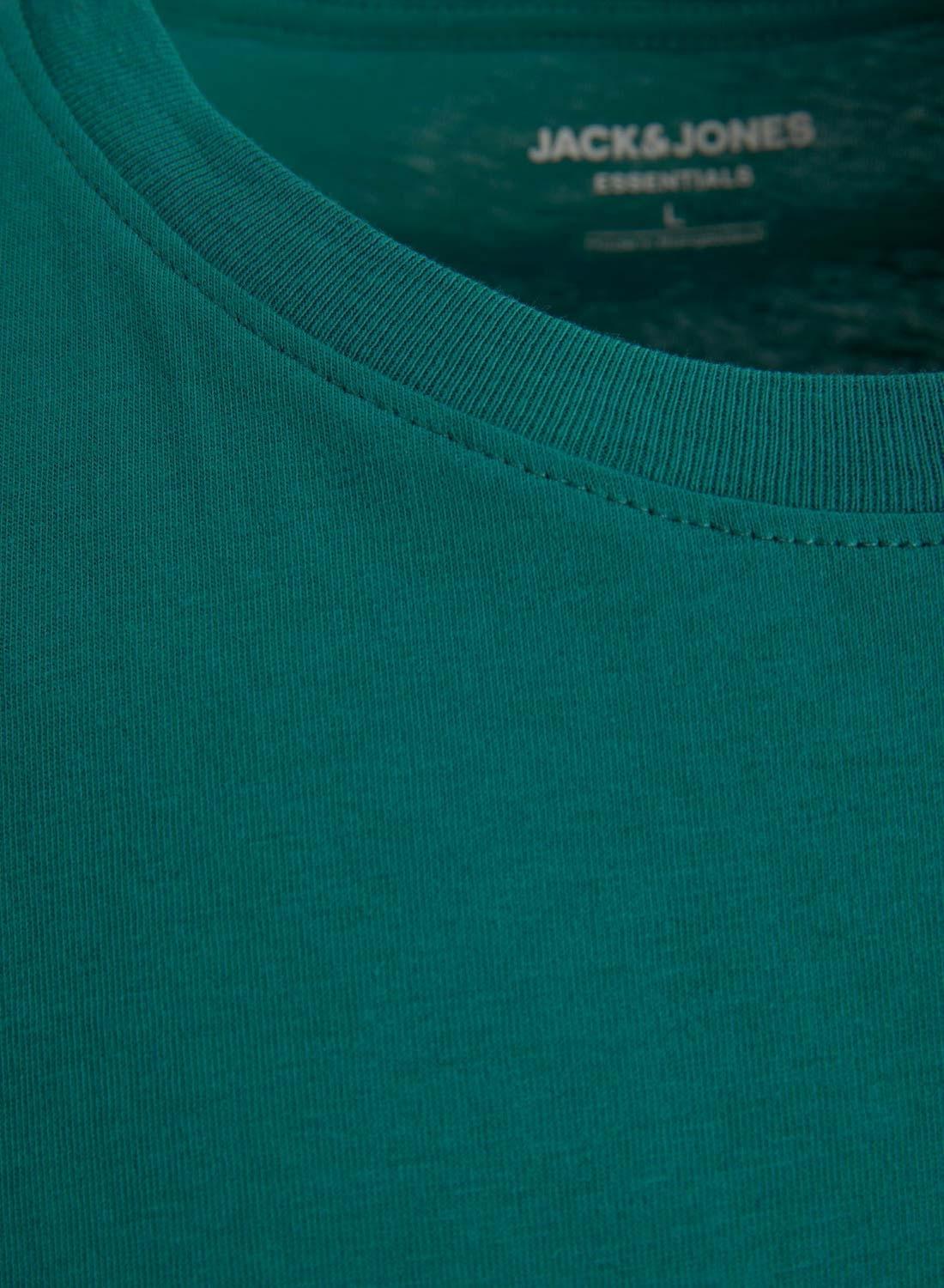 T-Shirt Jack & Jones Corp Logo Verde Homem