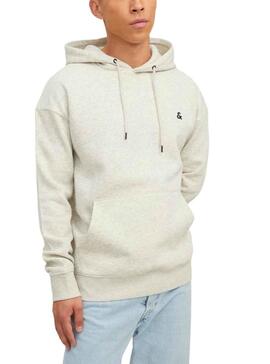 Sweat Jack and Jones Jestar Branco para Homem