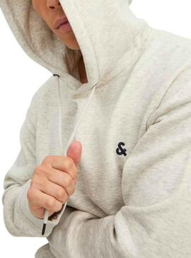 Sweat Jack and Jones Jestar Branco para Homem