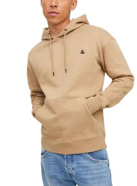 Sweat Jack and Jones Jestar Bege para Homem