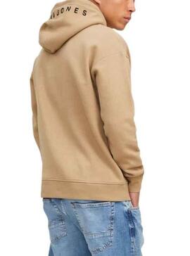 Sweat Jack and Jones Jestar Bege para Homem