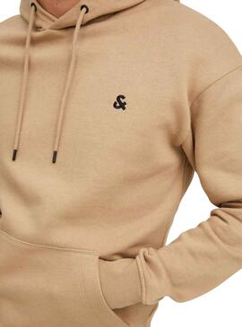 Sweat Jack and Jones Jestar Bege para Homem