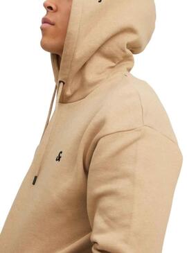 Sweat Jack and Jones Jestar Bege para Homem