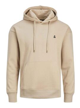 Sweat Jack and Jones Jestar Bege para Homem