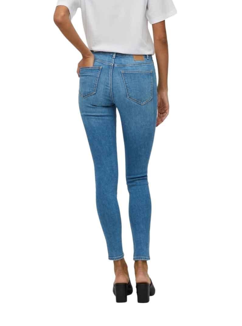 Pabtalon Jeans Vila Sarah Mid para Mulher