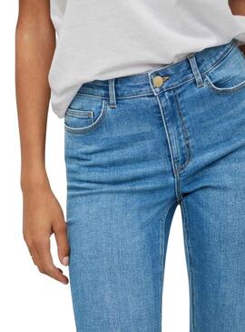 Pabtalon Jeans Vila Sarah Mid para Mulher