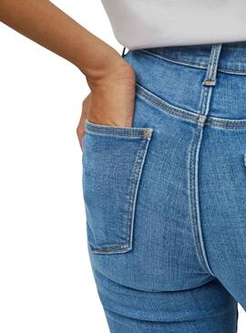 Pabtalon Jeans Vila Sarah Mid para Mulher