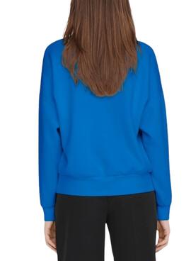 Sweat Only Lizzi Azul para Mulher