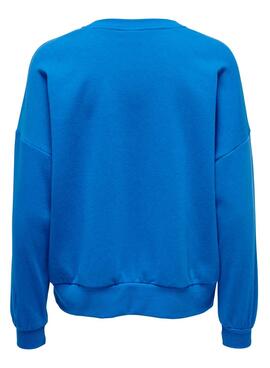 Sweat Only Lizzi Azul para Mulher