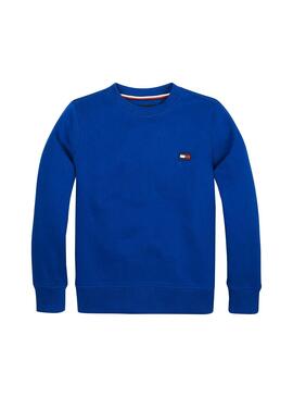 Sweat Tommy Hilfiger Flag Azul Elétrico Menino