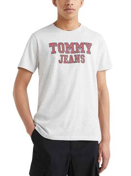 T-Shirt Tommy Jeans Essential Cinza para Homem