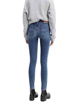 Pantalon Jeans Levis 501 Azul Medio para Mulher