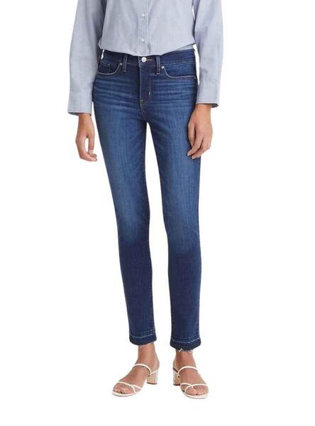 Calças Jeans Levis 80S Mom Jeans Azul Mulher