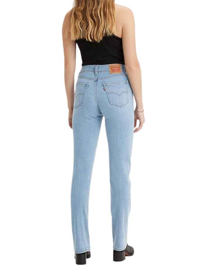 Pantalon Jeans Levis 724 Light Denim para Mulher