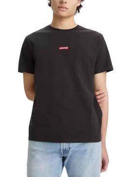 T-Shirt Levis Relaxed Baby Preto para Homem