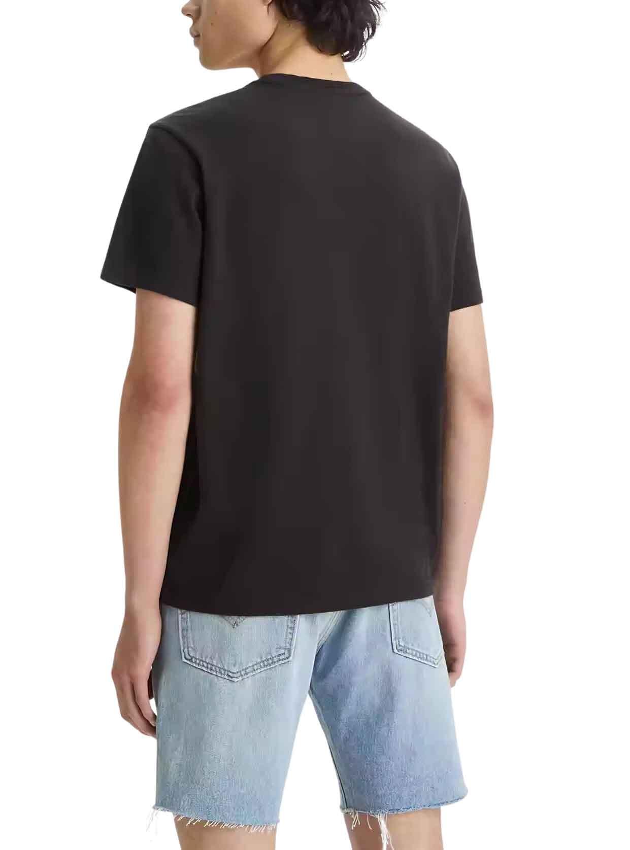 T-Shirt Levis Relaxed Baby Preto para Homem