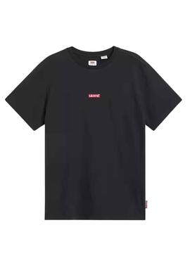 T-Shirt Levis Relaxed Baby Preto para Homem