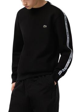 Sweat Lacoste Streetwear Preto para Homem