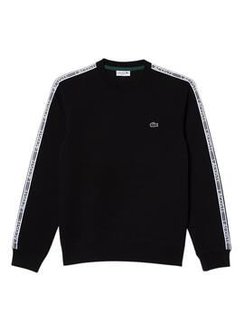 Sweat Lacoste Streetwear Preto para Homem