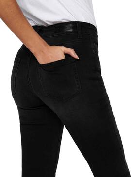 Pantalon Jeans Only Blush Preto para Mulher