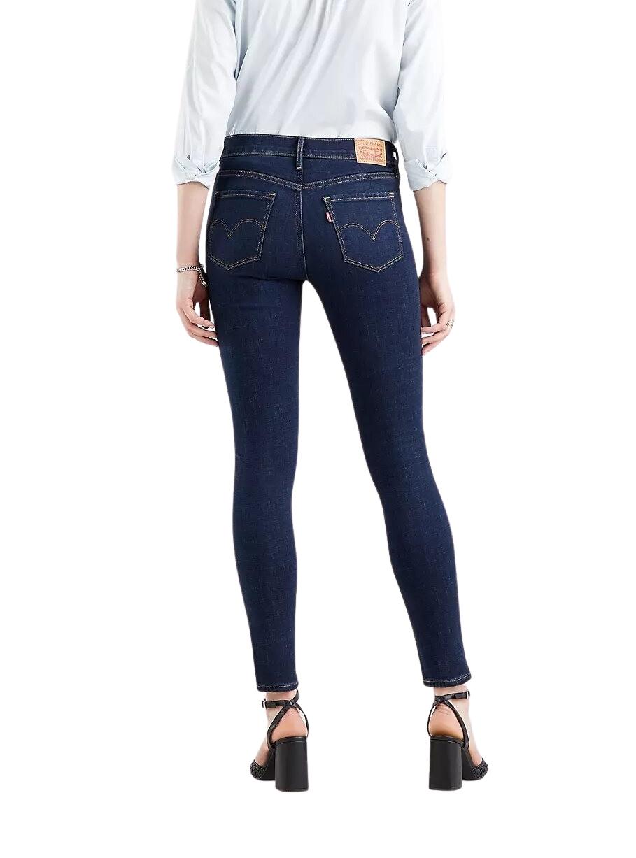 Calças Levis 311 Shapping Skinny Azul Marinho Mulher