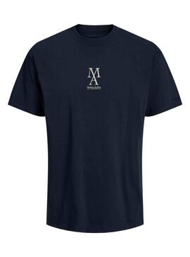 T-Shirt Jack & Jones Bluspencer Azul Marinho Homem
