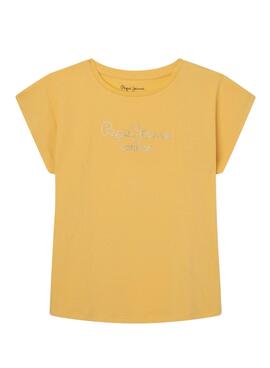 T-Shirt Pepe Jeans Nuria Amarelo para Menina